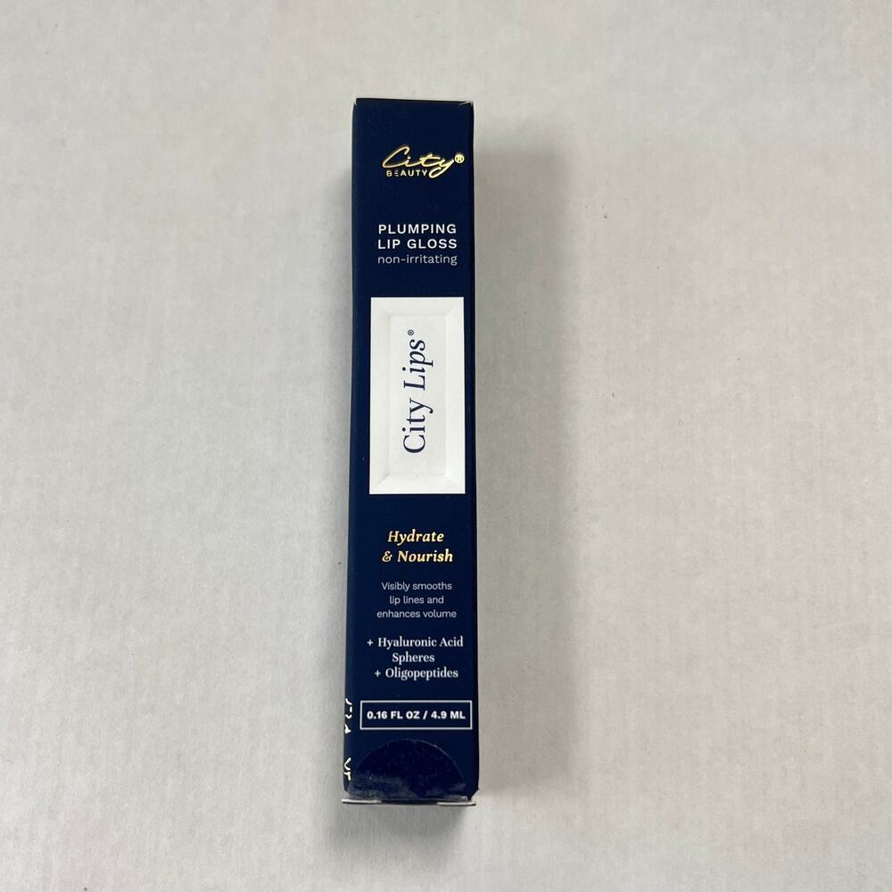New City Beauty City Lips Plumping Lip Gloss Clear